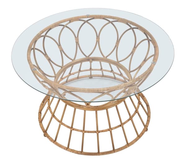 FURNLUX SOFFBORD PANAMA BRUN 75CM