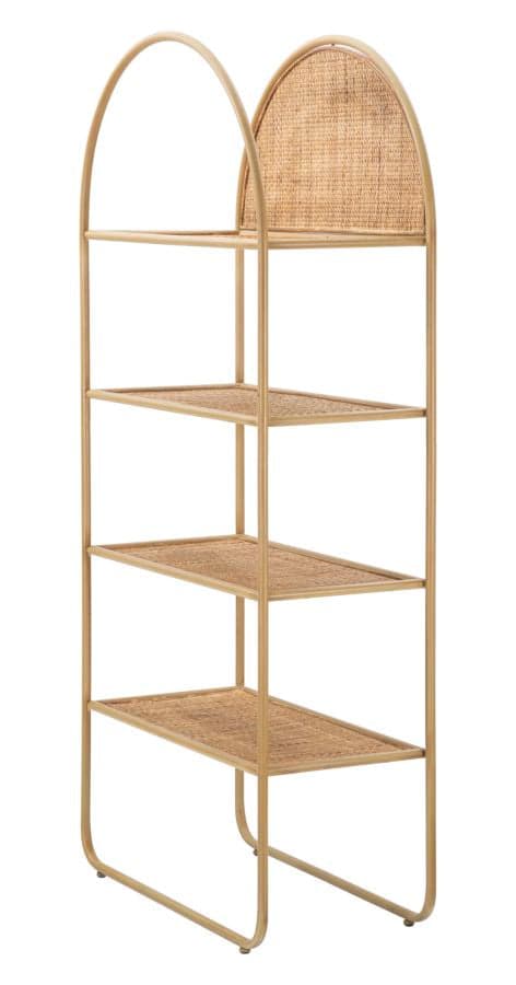 FURNLUX STÅENDE HYLLA PANAMA BRUN 80CM