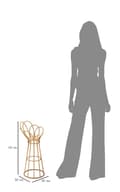 Miniatyrbild 7 av 7: FURNLUX SIDOBORD PANAMA BRUN 28CM