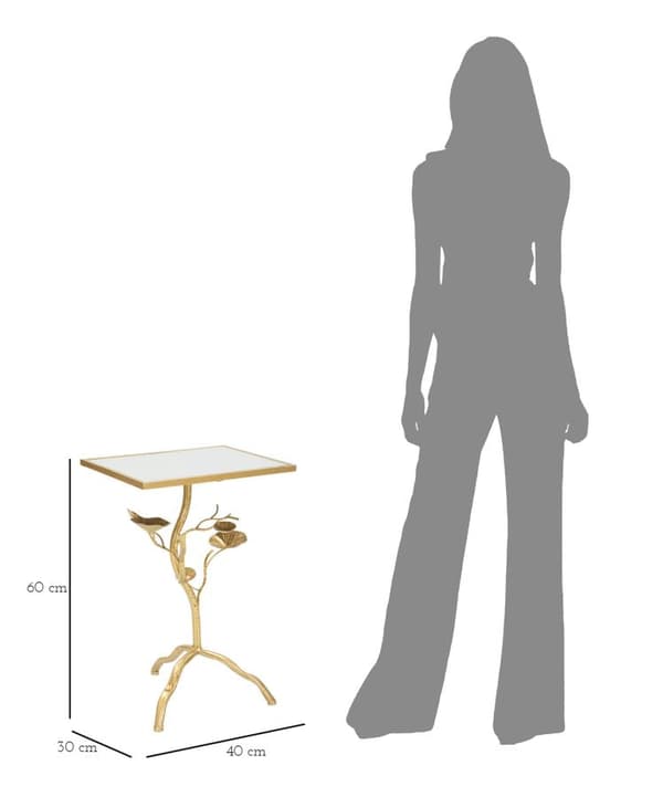 FURNLUX SOFFBORD TISTY GOLD 40CM