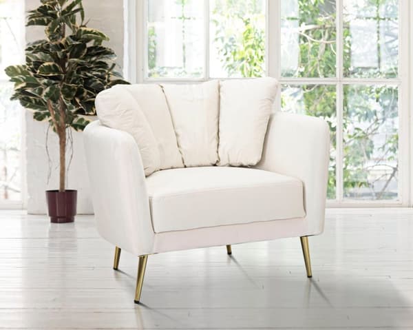 FURNLUX FÅTÖLJ KIEV BEIGE 88CM