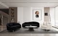 Miniatyrbillede 11 af 11: FURNLUX SOFA OSLO SORT 185CM