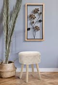 Miniatyrbild 6 av 8: FURNLUX SITTPUFF DAMASCO BEIGE 32CM