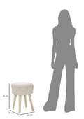 Miniatyrbild 8 av 8: FURNLUX SITTPUFF DAMASCO BEIGE 32CM