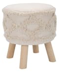 Miniatyrbild 1 av 8: FURNLUX SITTPUFF DAMASCO BEIGE 35CM
