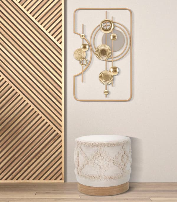 FURNLUX SITTPUFF DAMASCO BEIGE 40CM
