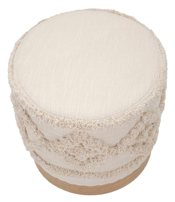 FURNLUX SITTPUFF DAMASCO BEIGE 40CM