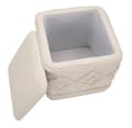 Miniatyrbild 6 av 8: FURNLUX SITTPUFF DAMASCO BEIGE 40CM