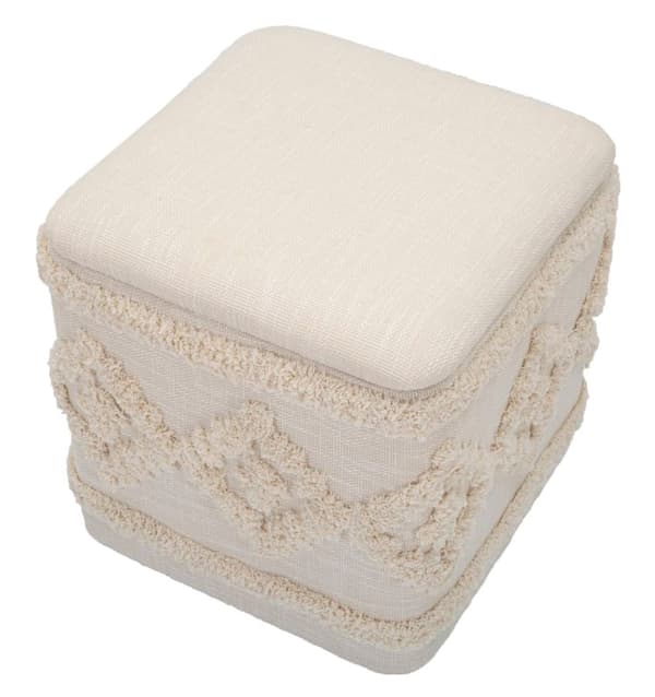 FURNLUX SITTPUFF DAMASCO BEIGE 40CM