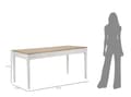 Miniatyrbild 8 av 9: FURNLUX MATBORD MATERA VIT 180CM