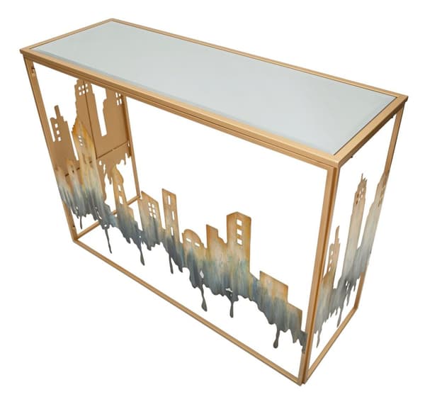 FURNLUX KONSOLBORD CITY GOLD 110CM