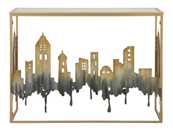 FURNLUX KONSOLBORD CITY GOLD 110CM