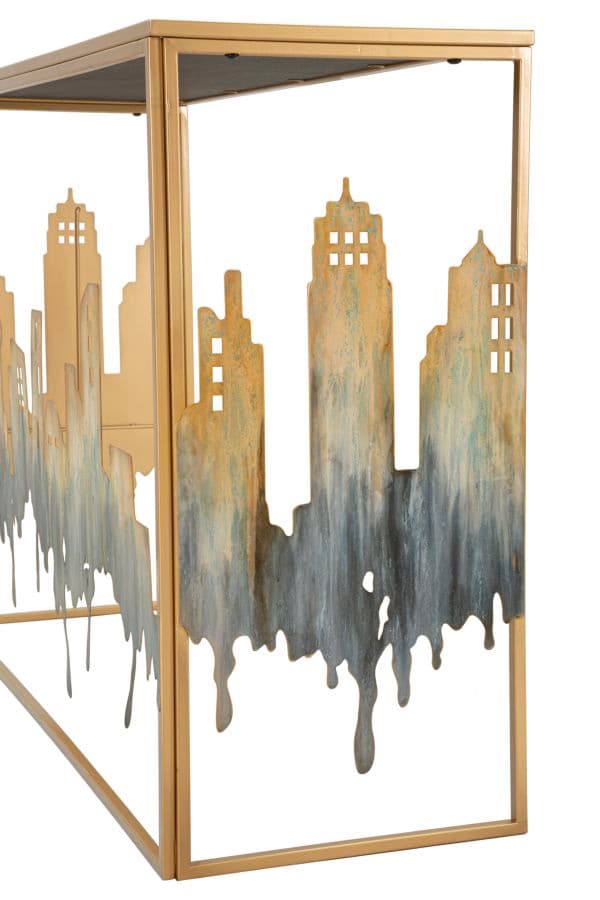 FURNLUX KONSOLBORD CITY GOLD 110CM