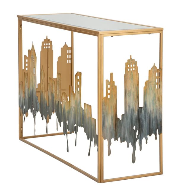 FURNLUX KONSOLBORD CITY GOLD 110CM