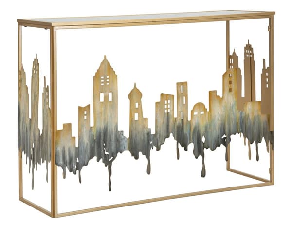 FURNLUX KONSOLBORD CITY GOLD 110CM