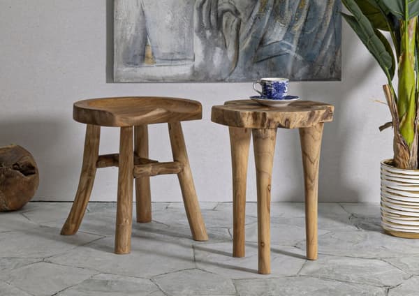 FURNLUX POUF KURSI RUSKEA 35CM
