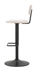 Miniatyrbillede 3 af 10: FURNLUX BARSTOL LYS SORT 41CM (2 STK.)