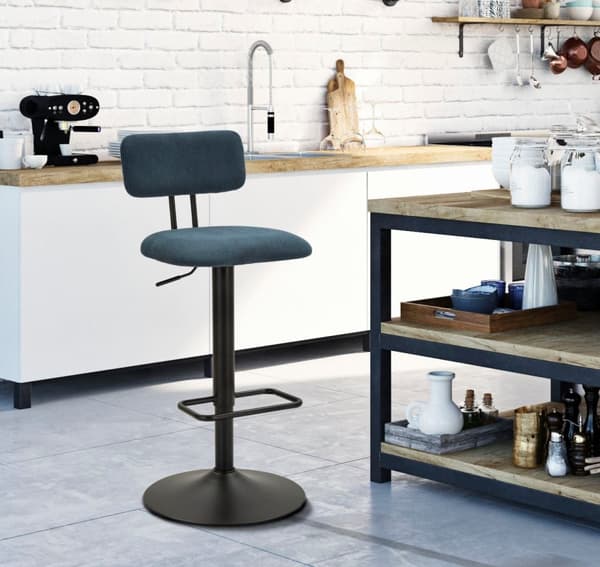 FURNLUX BARSTOL LJUS SVART 41CM (2 ST)