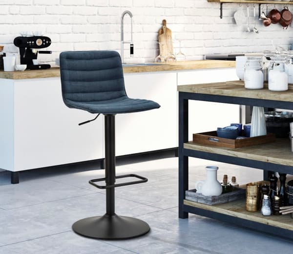 FURNLUX BARSTOL HÖG SVART 43CM (2 ST)