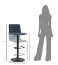 Miniatyrbild 9 av 10: FURNLUX BARSTOL HÖG SVART 43CM (2 ST)