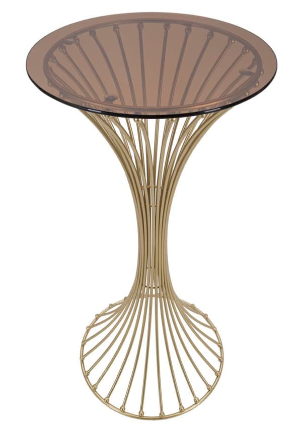 FURNLUX SOFFBORD SEKELSKIFTE GULD 50CM