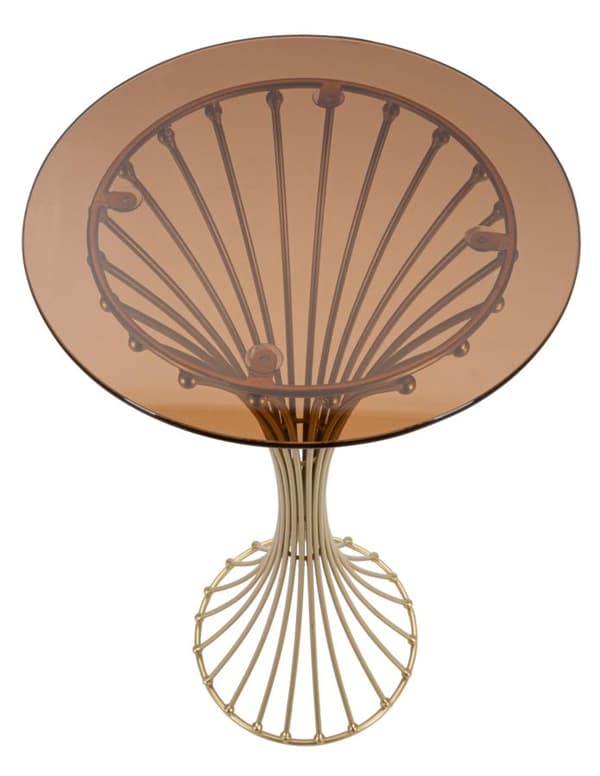 FURNLUX SOFFBORD SEKELSKIFTE GULD 40CM