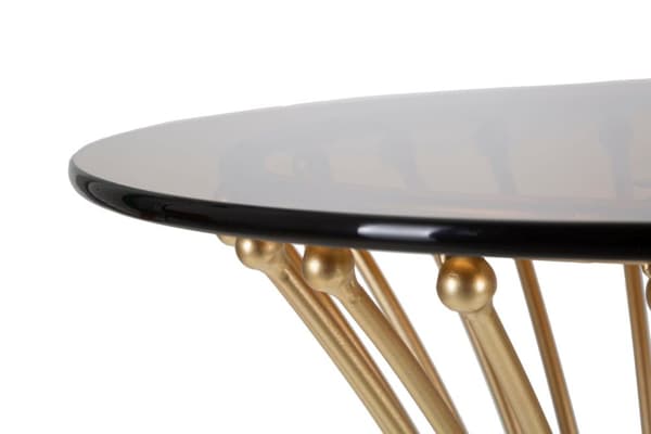 FURNLUX SOFFBORD SEKELSKIFTE GULD 40CM
