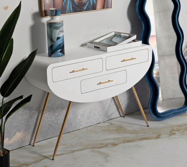 FURNLUX KONSOLBORD VENUS VIT 110CM