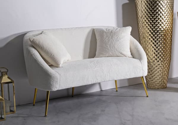 FURNLUX SOFFA SOFFIG VIT 137CM