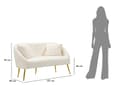 Miniatyrbild 10 av 11: FURNLUX SOFFA SOFFIG VIT 137CM