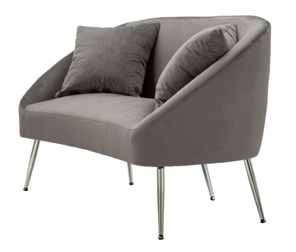 FURNLUX SOFFA SILVERGRÅ 137CM