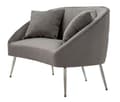 Miniatyrbild 3 av 10: FURNLUX SOFFA SILVERGRÅ 137CM