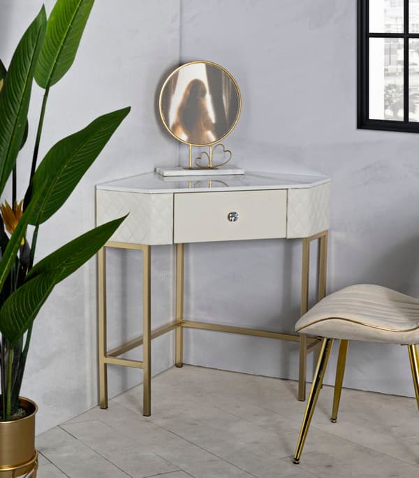 FURNLUX KONSOLBORD SHARON VIT 85CM