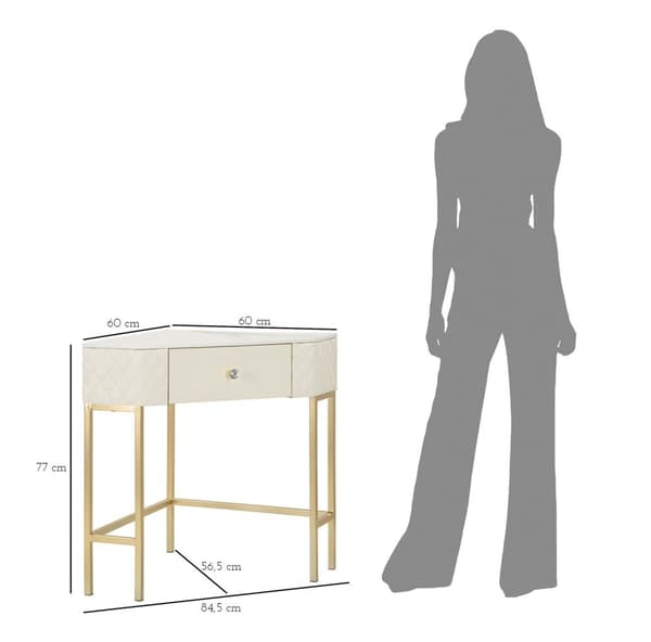FURNLUX KONSOLBORD SHARON VIT 85CM