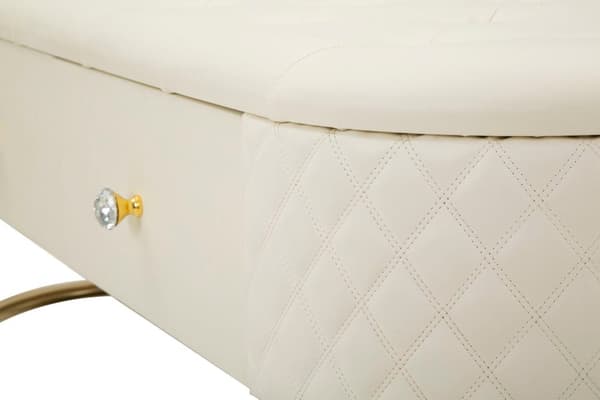 FURNLUX OTTOMAN SHARON VIT 120CM