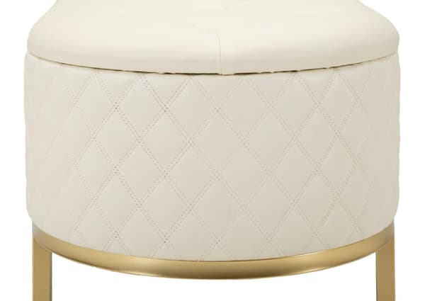 FURNLUX OTTOMAN SHARON VIT 120CM