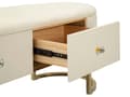 Miniatyrbild 9 av 11: FURNLUX OTTOMAN SHARON VIT 120CM
