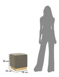 Miniatyrbild 7 av 7: FURNLUX SITTPUFF SHARON GRÅ 38CM
