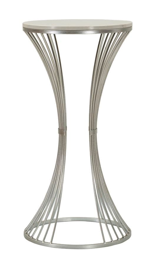 FURNLUX SOFFBORD TRATT SILVER 40CM