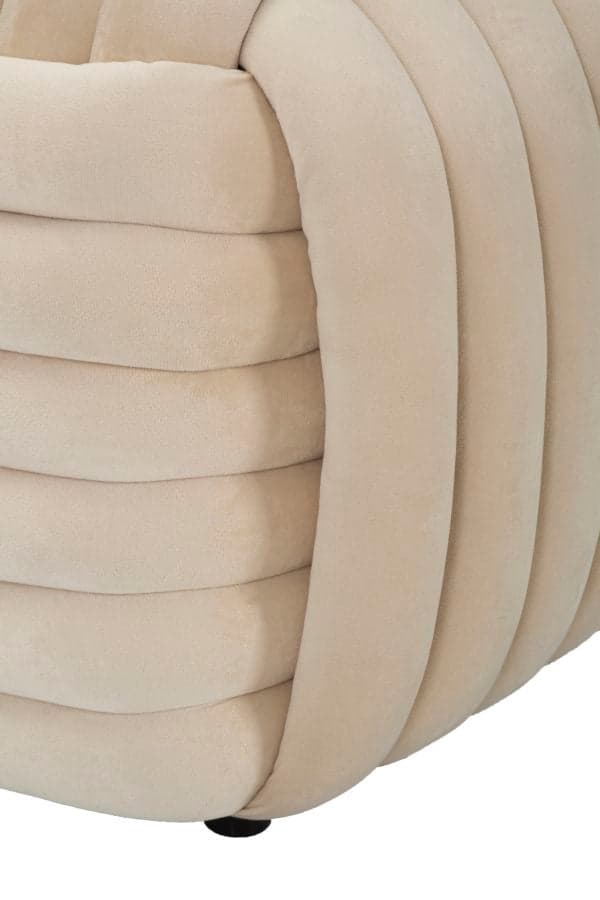 FURNLUX OTTOMAN SOFFY BEIGE 90CM