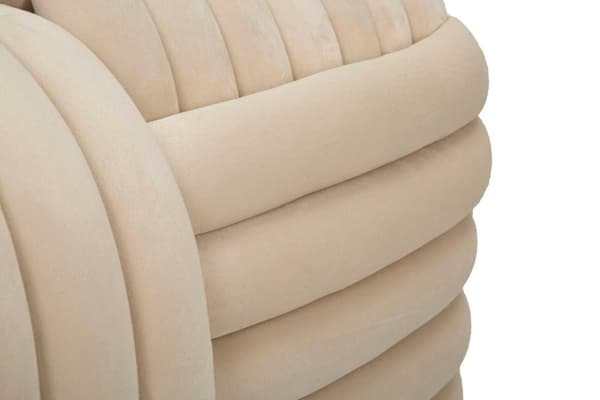 FURNLUX OTTOMAN SOFFY BEIGE 90CM