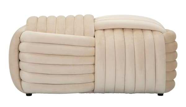 FURNLUX OTTOMAN SOFFY BEIGE 90CM