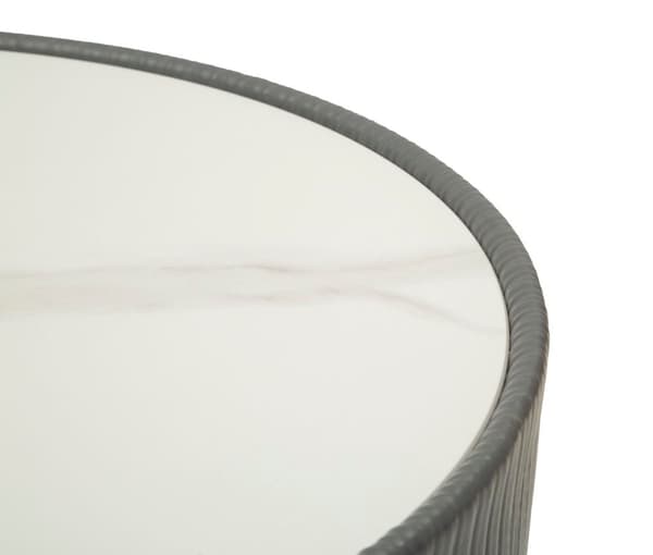 FURNLUX SOFABORD ELGE GRÅ 46CM