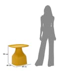 Miniatyrbild 7 av 8: FURNLUX SOFFBORD GEA GUL 48CM