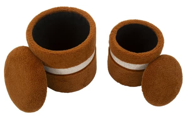 FURNLUX SITTPUFF SAINT-MORITZ BRUN 40CM (2 ST)