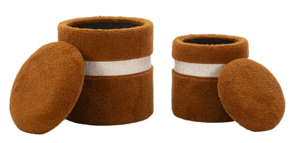 FURNLUX SITTPUFF SAINT-MORITZ BRUN 40CM (2 ST)