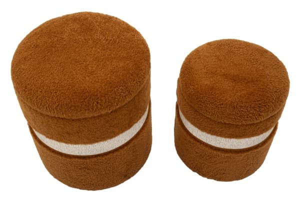 FURNLUX SITTPUFF SAINT-MORITZ BRUN 40CM (2 ST)