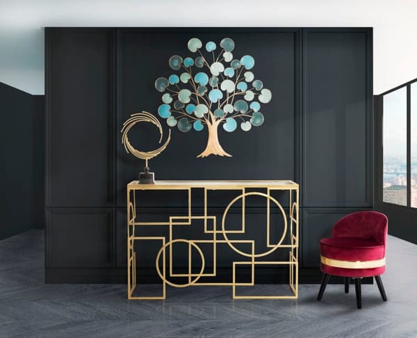 FURNLUX KONSOLBORD MARIE GOLD 120CM