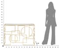 Miniatyrbild 10 av 11: FURNLUX KONSOLBORD MARIE GOLD 120CM