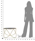 Miniatyrbild 8 av 8: FURNLUX SOFFBORD RING SVART 60CM